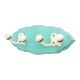 Sea Green Cream Double Loop Ceramic Iron Wooden Hooks
